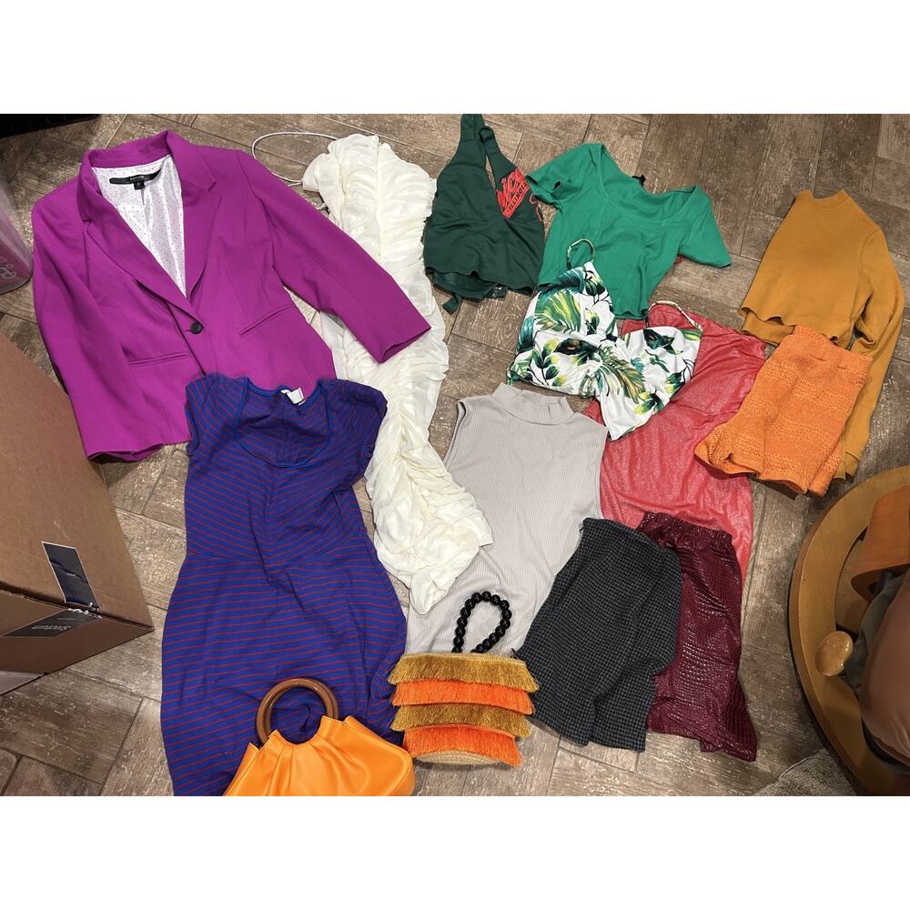 14 Piece Womens S Small Random Mix Dresses and Tops Shein Fashion Nova